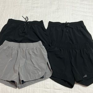 4 pack of BCG running shorts